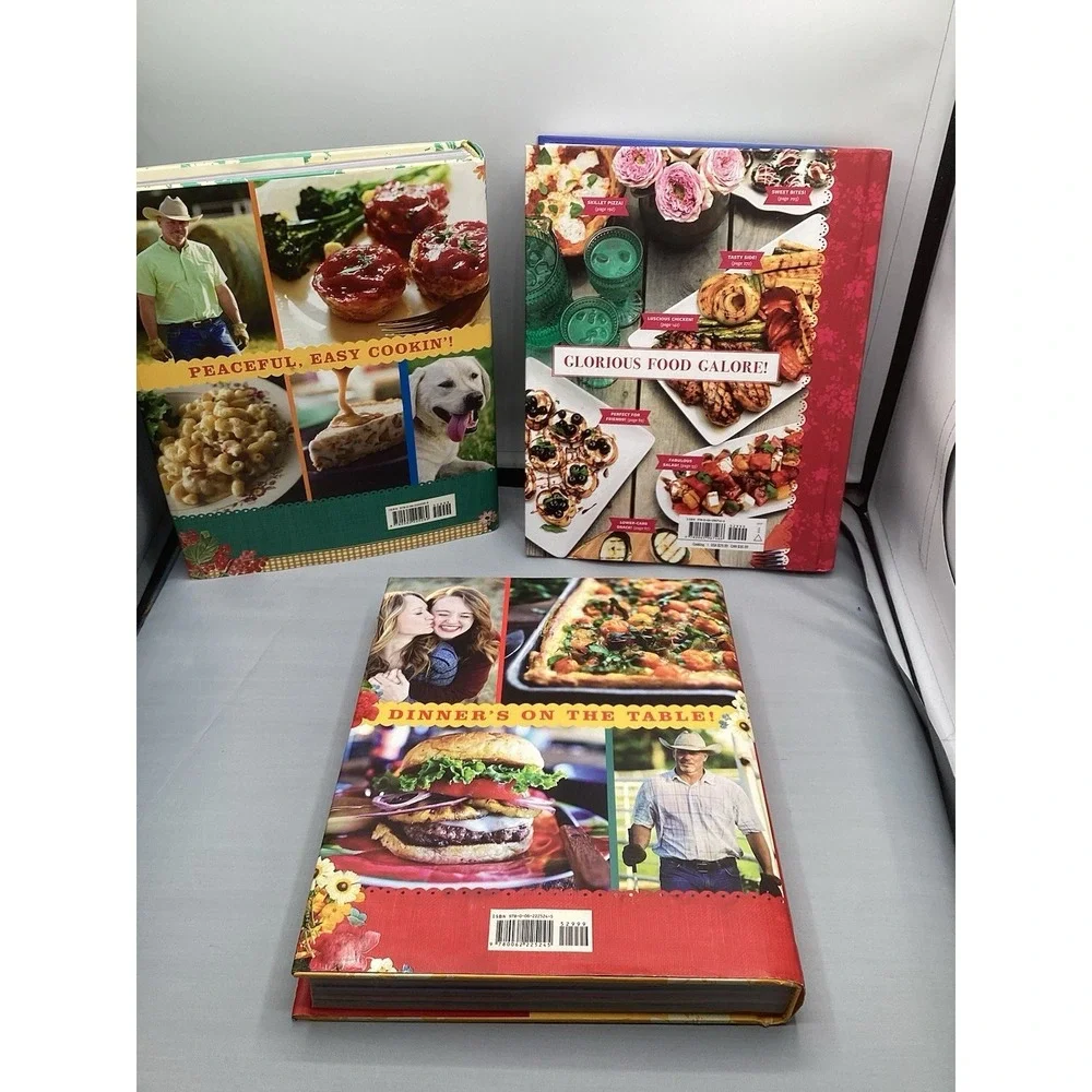 Pioneer Woman Cookbooks Lot of 3 Frontier,dinner time,come Get‎ It. Hardcover